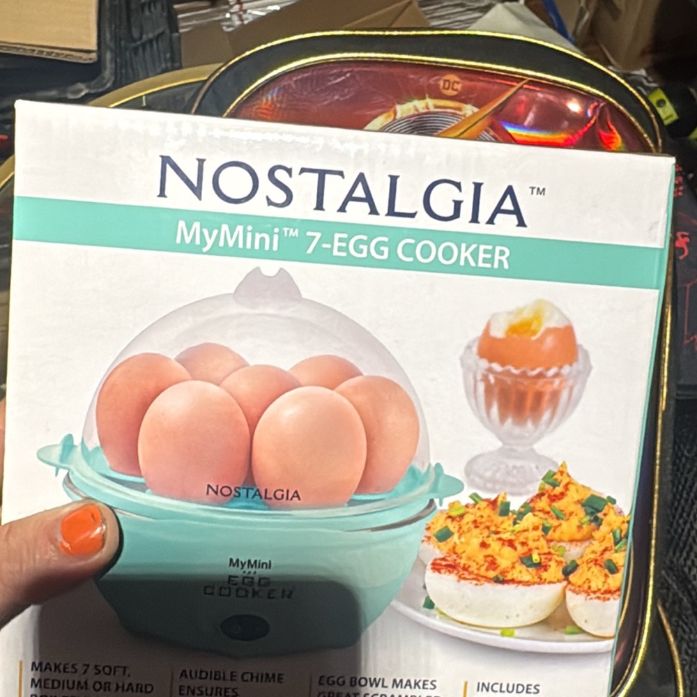 Nostalgia MyMini Egg Cooker in Light Blue